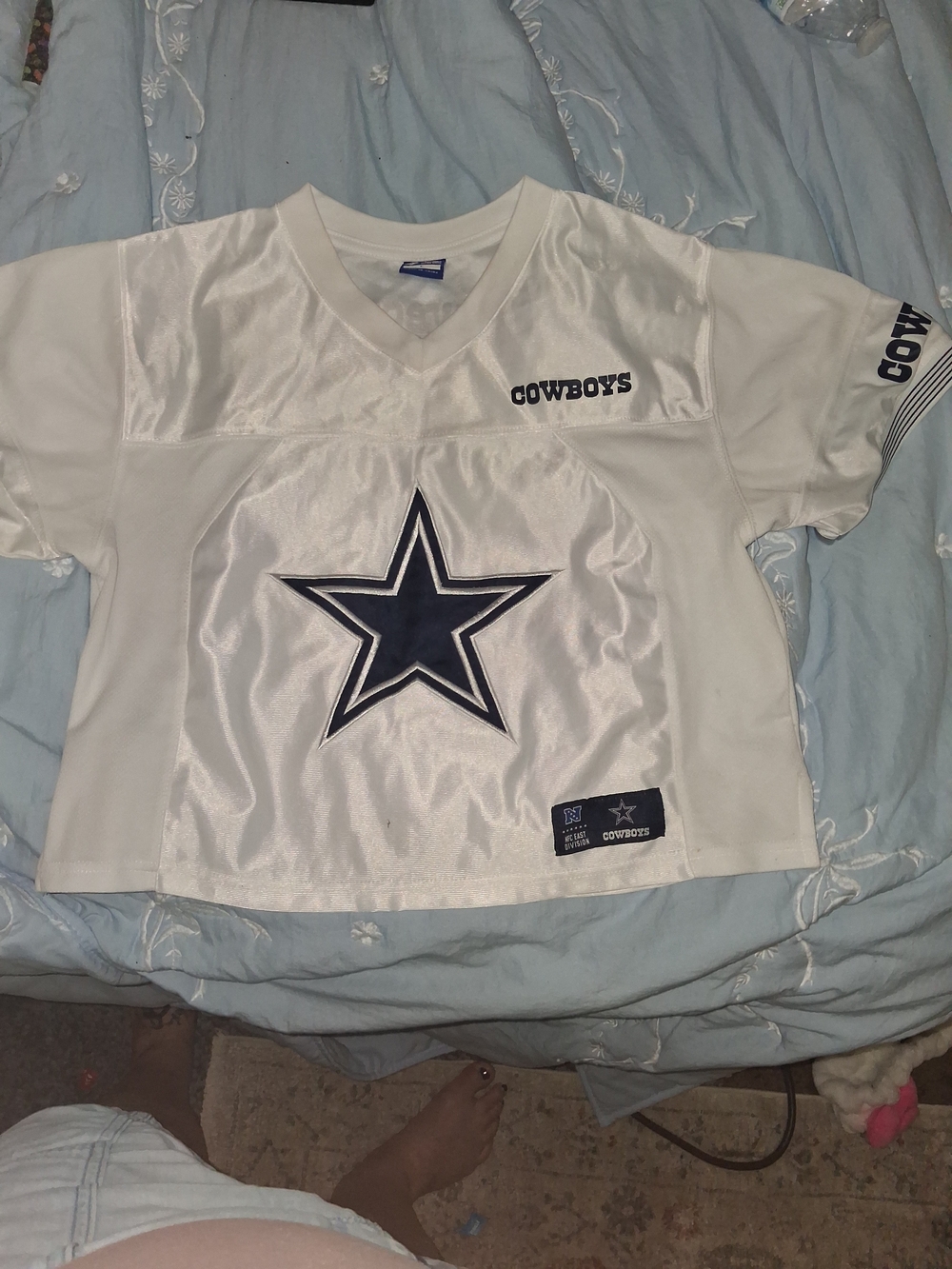 0Dallas Cowboys ' White Jersey Large NFL